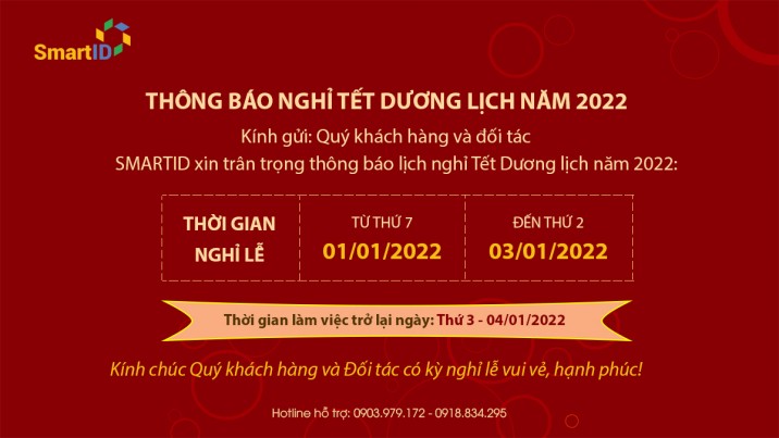 Thông báo nghỉ tết Dương Lịch năm 2022